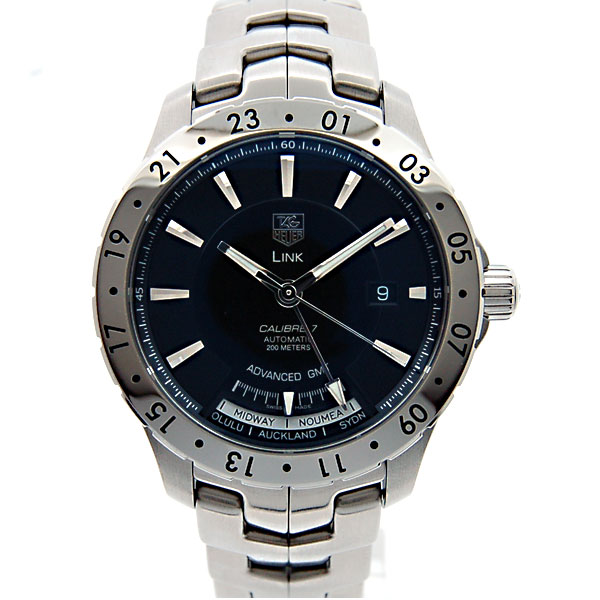 タグホイヤー　TAG HEUER　LINK　リンクGMT　WJ2010.BA0591　SS　ブラック　自動巻　新品