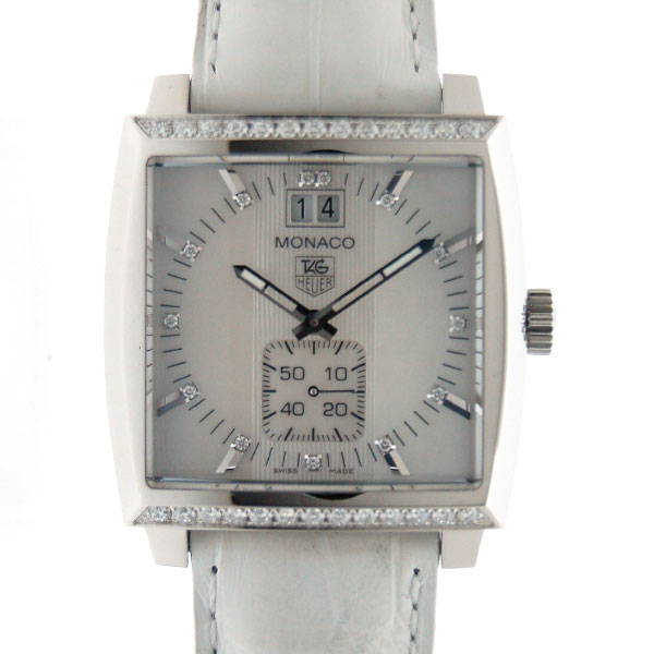 タグホイヤー　TAG HEUER　モナコ　グランドデイト　ダイヤモンド　WAW1313.FC6247　レディース　SS　37mm　新品