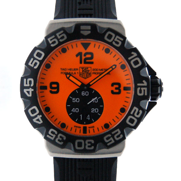 タグホイヤー　TAG HEUER　フォーミュラ1　WAH1012.FT6026　オレンジ　ラバー　200m防水　クォーツ　新品