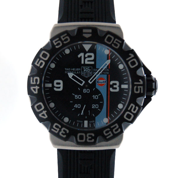 タグホイヤー　TAG HEUER　フォーミュラ1　グランドデイト　ガルフ　WAH1013.FT6026　ラバー　200m防水　クォーツ　新品
