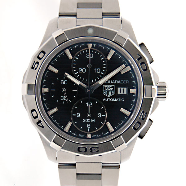 タグホイヤー　TAG HEUER　アクアレーサークロノグラフ　CAP2110.BA0833　SS　42mm　ブラック　新品