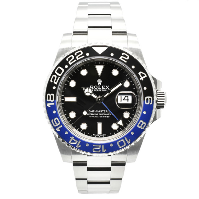 ロレックス　ROLEX　GMTマスター2　116710BLNR　40mm　青黒ベゼル　USED　中古
