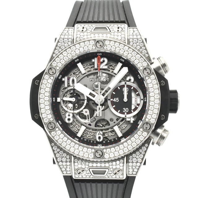 ウブロ　HUBLOT　ビッグバン ウニコ チタニウム パヴェ　441.NX.1170.RX.1704　42mm　USED　中古