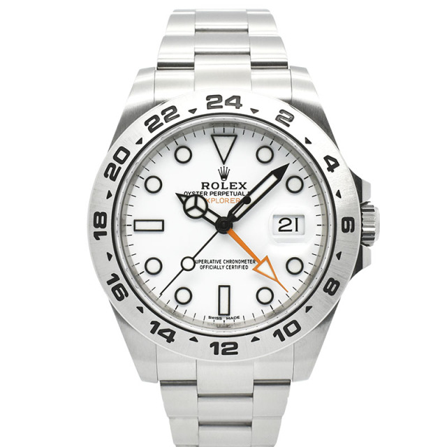 ロレックス　ROLEX　エクスプローラー2　Ref.216570　ホワイト　ランダム番　USED　中古