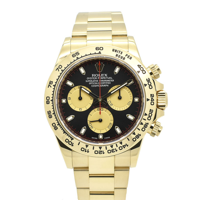 ロレックス　ROLEX　コスモグラフ デイトナ　Ref.116508　ブラック/シャンパン　18KYG　USED　中古