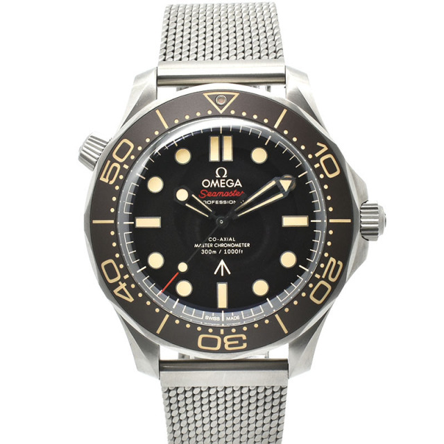オメガ　OMEGA　シーマスター ダイバー 300m コーアクシャル マスタークロノメーター 007エディション　210.90.42.20.01.001　ブラウン　42mm　USED　中古