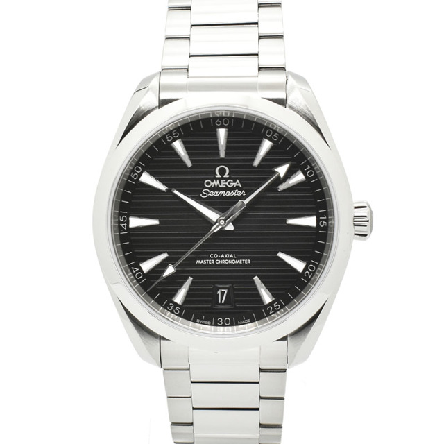 オメガ　OMEGA　シーマスター アクアテラ マスタークロノメーター　220.10.41.21.01.001　ブラック　41mm　USED　中古