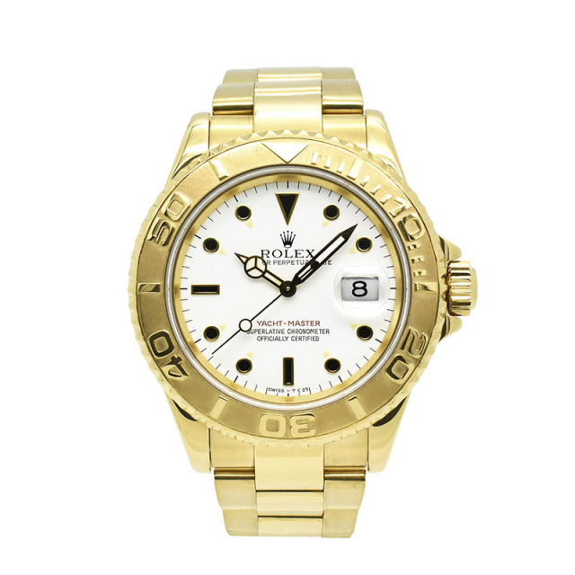 ロレックス　ROLEX　ヨットマスター　Ref.16628　18KYG　ホワイト　40mm　N番　USED　中古