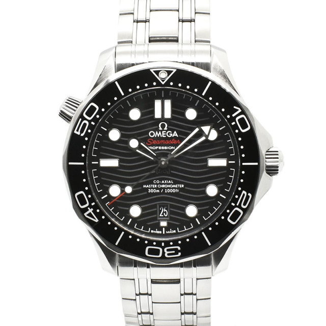 オメガ　OMEGA　シーマスター300 コーアクシャル マスタークロノメーター　210.30.42.20.01.001　ブラック　42mm　USED　中古