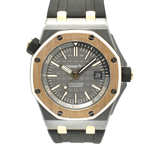 オーデマ・ピゲ　AUDEMARS PIGUET　ロイヤルオーク オフショアダイバー QE IIカップ2014　15709TR.OO.A005CR.01　世界150本限定　42mm　USED　中古