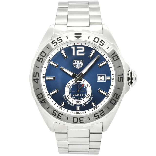 タグホイヤー　TAG HEUER　フォーミュラ1 キャリバー6　WAZ2014.BA0842　ブルー　43mm　USED　中古