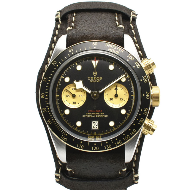 チューダー(チュードル)　TUDOR　ヘリテージ ブラックベイ クロノ S&G　79363N　41mm　USED　中古