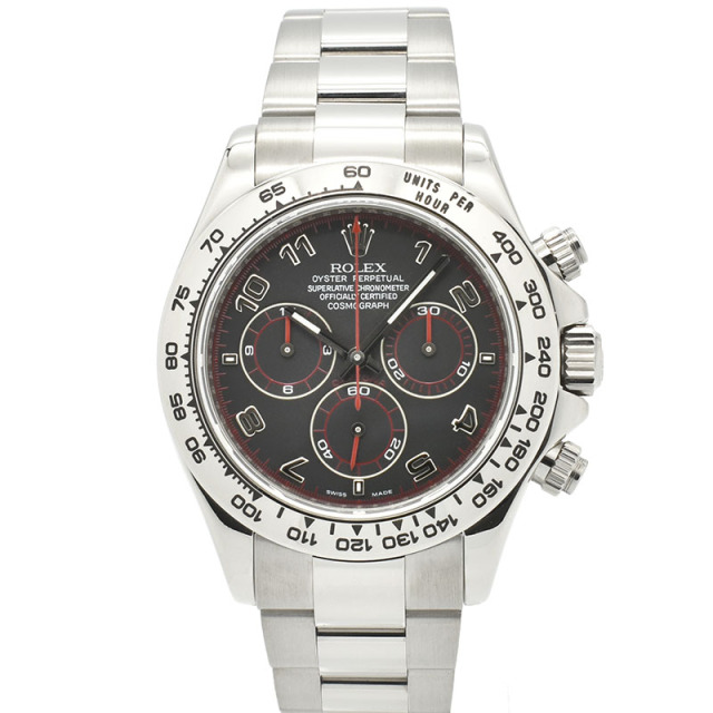 ロレックス　ROLEX　デイトナ　116509　ブラック　D番　18KWG　40mm　USED　中古