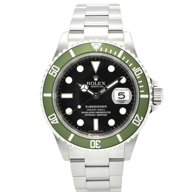 ロレックス　ROLEX　サブマリーナデイト　Ref.16610LV　ライムベゼル　M番　USED　中古