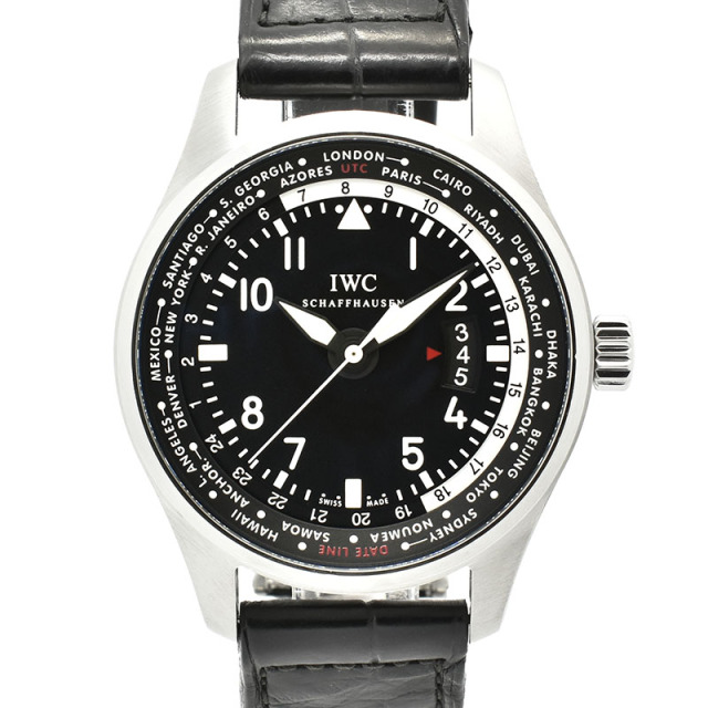 IWC　パイロットウォッチ ワールドタイマー　IW326201　SS　45mm　USED　中古