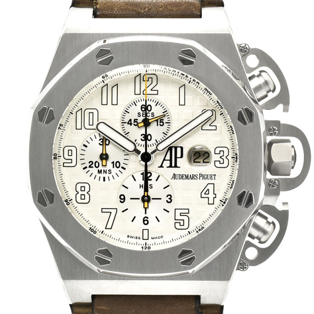 オーデマ・ピゲ　AUDEMARS PIGUET　ロイヤルオーク オフショア クロノグラフ　T3　25863TI.OO.A080CU.01　世界1000本限定　チタン　48mm　シルバー　USED　中古