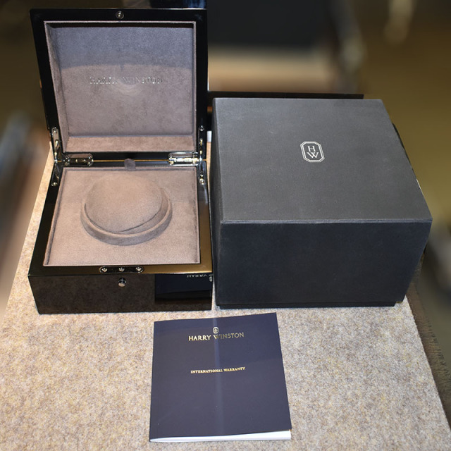 ハリーウィンストン HARRY WINSTON オーシャン トリレトログラード  