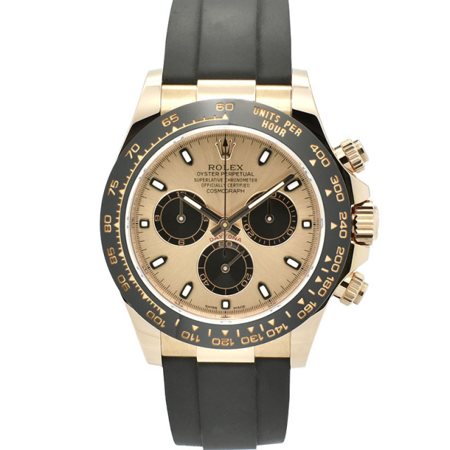 ロレックス　ROLEX　デイトナ　Ref.116515LN　18KERG　ピンク/ブラック　オイスターフレックス　USED　中古