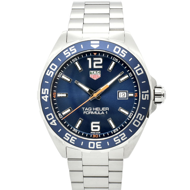 タグホイヤー　TAG HEUER　フォーミュラ1　WAZ1010.BA0842 　ブルー　クォーツ　43mm　USED　中古