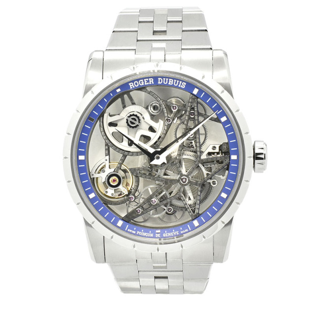 ロジェ・デュブイ　ROGER DUBUIS　エクスカリバー オートマティック スケルトン ジャパンリミテッド　DBEX0959　SS　42mm　日本28本限定　中古　新品同様品