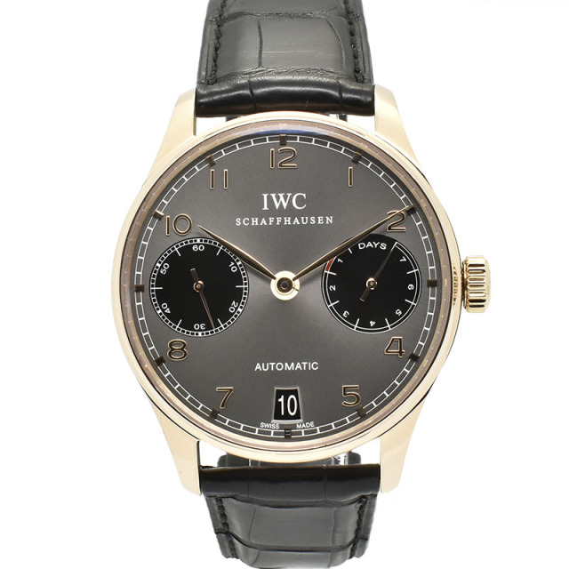 IWC　ポルトギーゼ 7デイズ ドラゴンイヤー　IW500125　42mm　18KRG　グレー　辰年888本限定　USED　中古