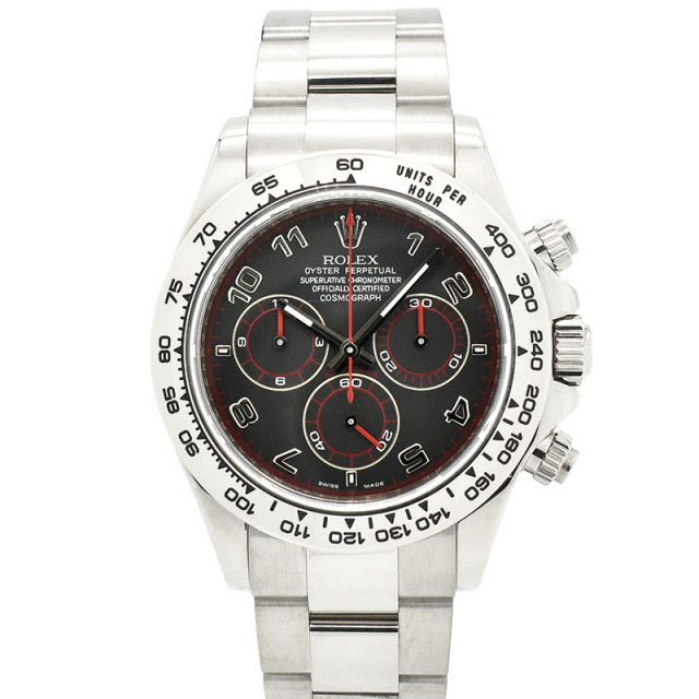ロレックス　ROLEX　デイトナ　116509　ブラック　D番　18KWG　40mm　USED　中古