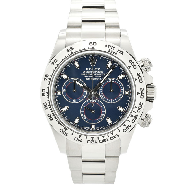 ロレックス　ROLEX　コスモグラフ デイトナ　Ref.116509　ブルー　18KWG　USED　中古