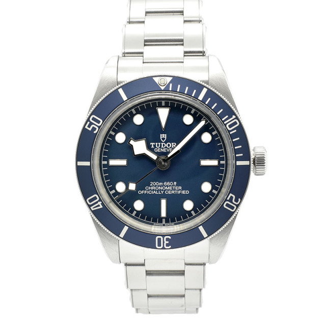 チューダー(チュードル)　TUDOR　ヘリテージ ブラックベイ フィフティエイト　79030B　39mm　ブルー　USED　中古