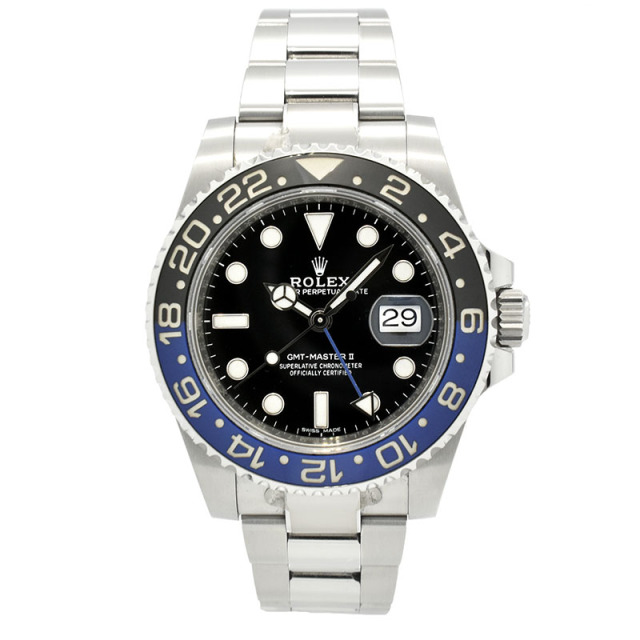 ロレックス　ROLEX　GMTマスター2　116710BLNR　40mm　青黒ベゼル　USED　中古