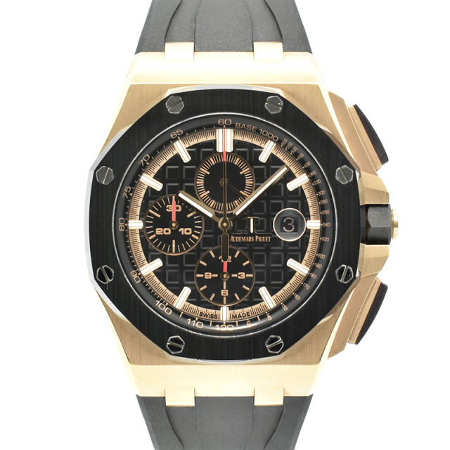 オーデマ・ピゲ　AUDEMARS PIGUET　ロイヤルオーク オフショア クロノグラフ　26401RO.OO.A002CA.02　18KPG　44mm　ブラック　USED　中古