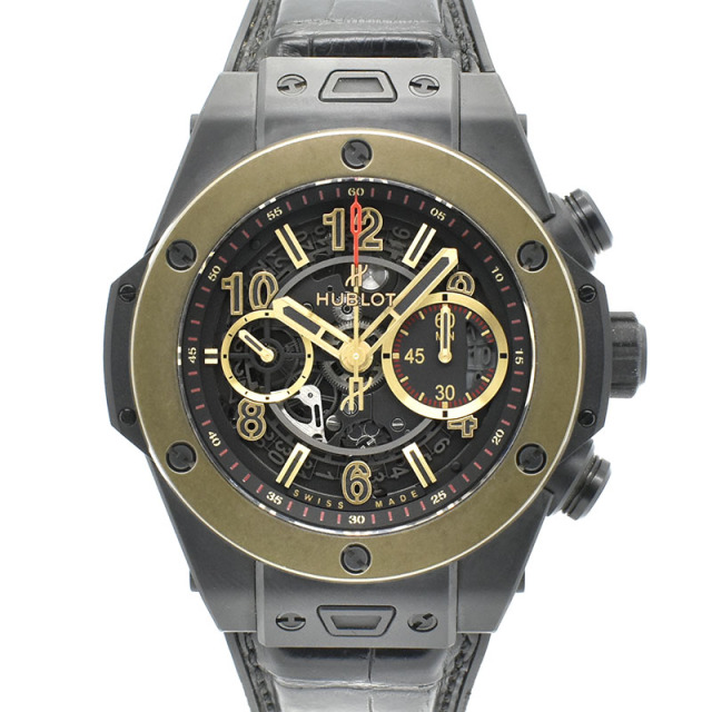 ウブロ　HUBLOT　ビッグバン ウニコ セラミック マジックゴールド　411.CM.1138.RX　45mm　USED　中古
