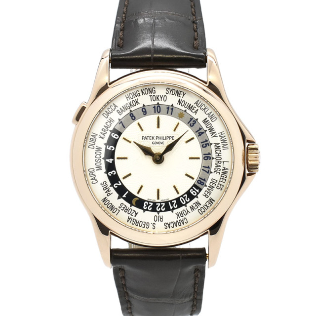 パテックフィリップ　PATEK PHILIPPE　ワールドタイム　5110R-001　37mm　18KRG　USED　中古