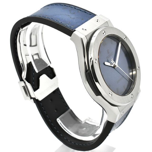 ウブロ クラシックフュージョン ベルルッティ スクリットオーシャンブルー の箱 世界限定250本 ウブロ クラシックフュージョン クロノ