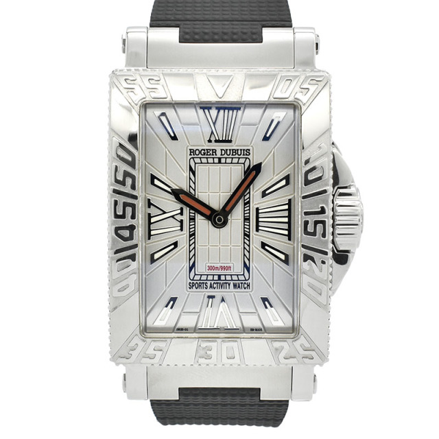 ロジェ・デュブイ　ROGER DUBUIS　シーモア　MS34 21 9 3.53　SS　34×47mm　世界888本限定　USED　中古