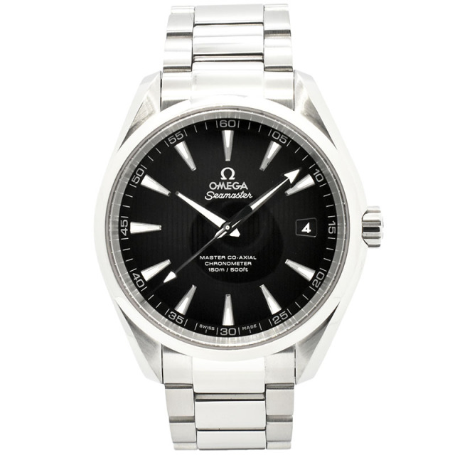 オメガ　OMEGA　シーマスター アクアテラ マスターコーアクシャル クロノメーター　231.10.42.21.01.003　ブラック　41.5mm　USED　中古