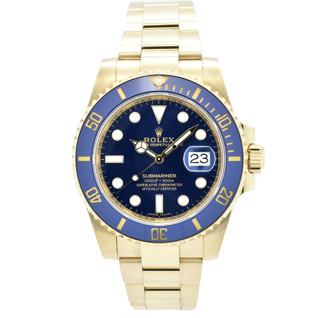 ロレックス　ROLEX　サブマリーナデイト　116618LB　18KYG　ランダム番　40mm　USED　中古