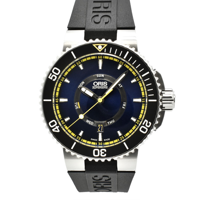 オリス　ORIS　アクイス グレートバリアリーフ リミテッドエディションII　735 7673 4185　46mm　世界2000本限定　USED　中古