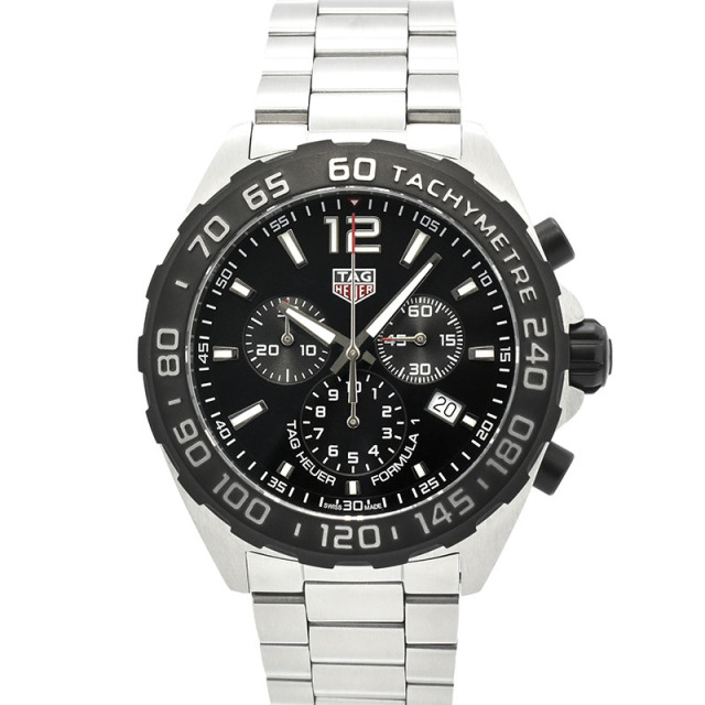 タグホイヤー　TAG HEUER　フォーミュラ1 クロノグラフ　CAZ1010.BA0842　クォーツ　ブラック　43mm　USED　中古