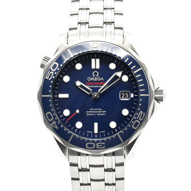 オメガ　OMEGA　シーマスター300 コーアクシャル　212.30.41.20.03.001　ブルー　41mm　USED　中古