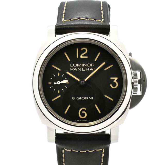 パネライ　PANERAI　ルミノールベース 8デイズ　PAM00915　バックスケルトン　44mm　手巻き　V番　USED　中古