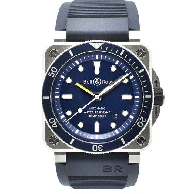 ベル＆ロス　BELL＆ROSS　BR0392-D-BU-ST/SRB　BR03-92　ダイバーブルー　42mm　新品アウトレット