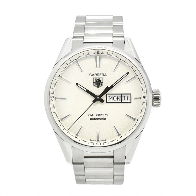 タグホイヤー　TAG HEUER　カレラ デイデイト キャリバー5　WAR201B.BA0723　41mm　SS　シルバー　USED　中古