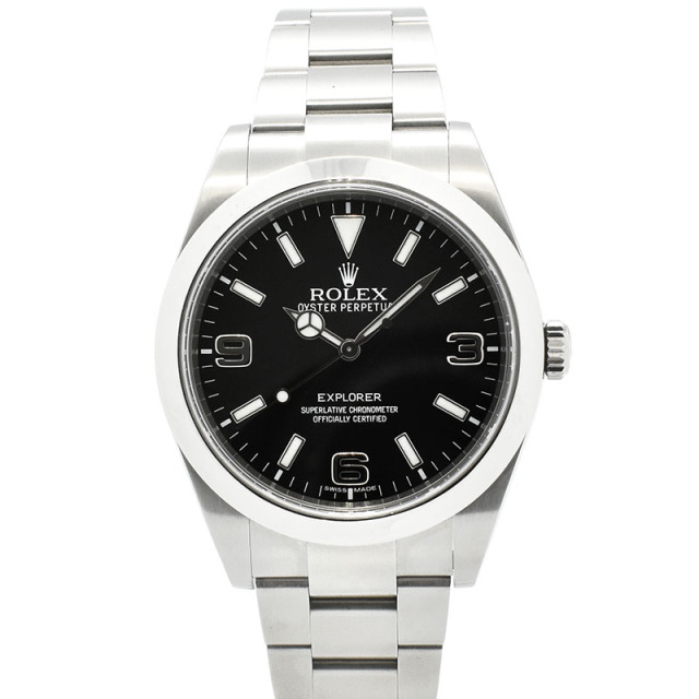 ロレックス　ROLEX　エクスプローラー1　Ref.214270　SS　39mm　ブラックアウト　ランダム番　USED　中古