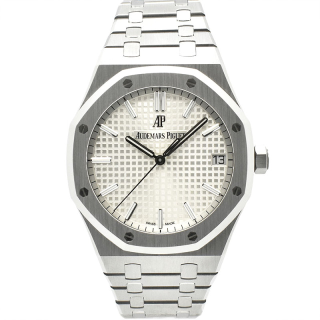 オーデマ・ピゲ　AUDEMARS PIGUET　ロイヤルオーク オートマティック　15500ST.OO.1220ST.04　41mm　シルバー　USED　中古