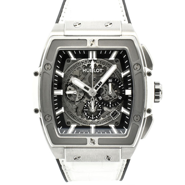 ウブロ　HUBLOT　スピリット オブ ビッグバン チタニウム ホワイト  601.NE.0172.LR.JPN17　51×45mm　日本限定　USED　中古