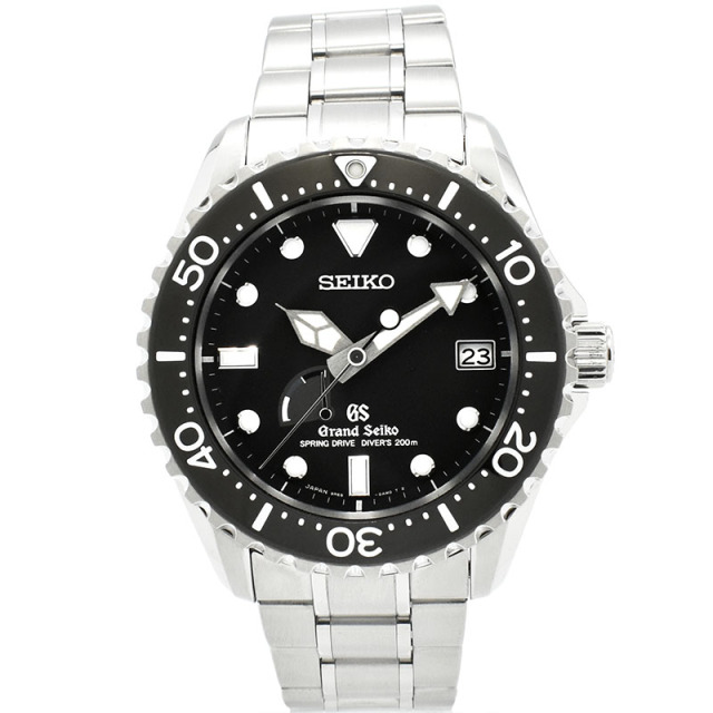 セイコー　SEIKO　グランドセイコー スプリングドライブ ダイバーズ　SBGA029　ブラック　44.2mm　マスターショップ限定　USED　中古