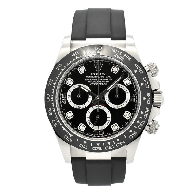 ロレックス　ROLEX　デイトナ　116519LNG　8Pダイヤ　18KWG　オイスターフレックス　40mm　USED　中古
