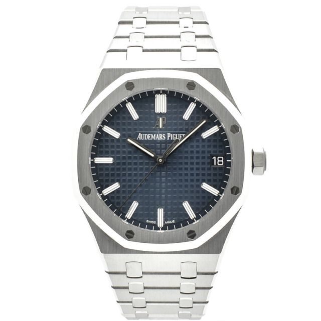 オーデマ・ピゲ　AUDEMARS PIGUET　ロイヤルオーク オートマティック　15500ST.OO.1220ST.01　41mm　ブルー　USED　中古