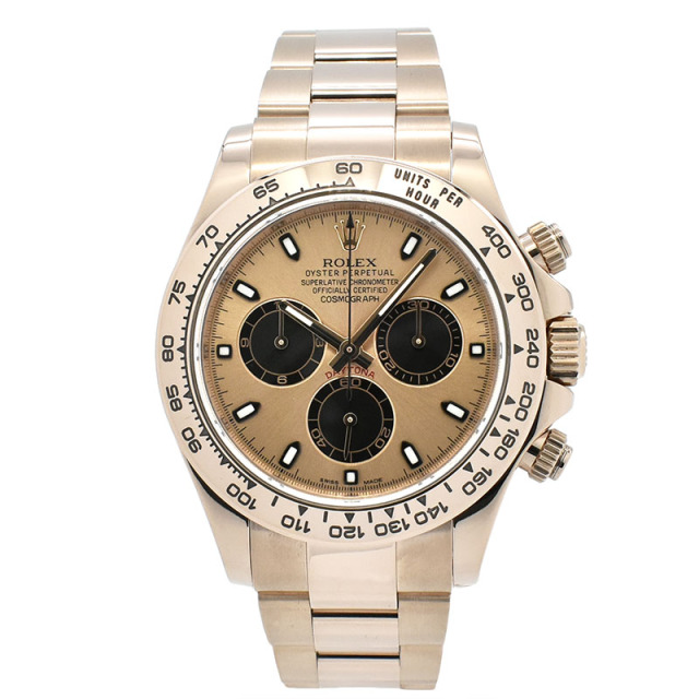 ロレックス　ROLEX　デイトナ　Ref.116505　18ERG　ピンク/ブラック　ランダム番　USED　中古