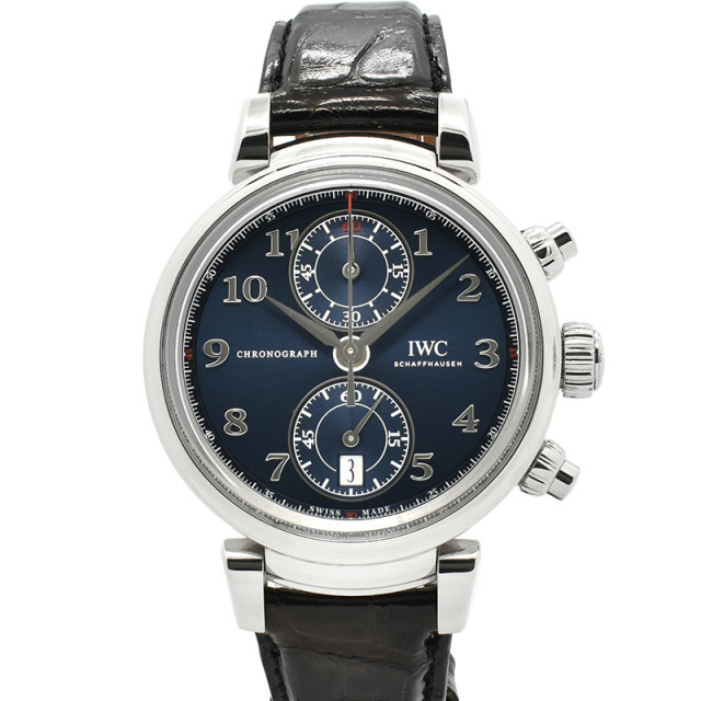 IWC　ダ・ヴィンチ クロノグラフ ローレウス・スポーツ・フォー・グッド　IW393402　ブルー　42mm　世界1500本限定　USED　中古